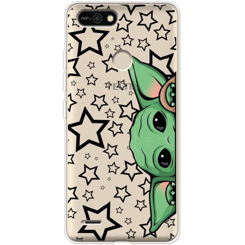 Прозрачный чехол BoxFace Tecno POP 2F Baby Yoda