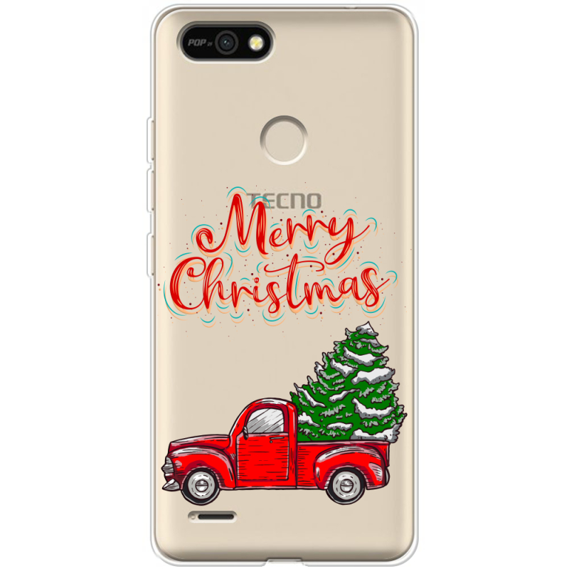 Прозрачный чехол BoxFace Tecno POP 2F Holiday Car