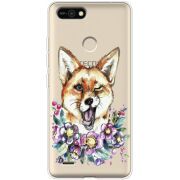 Прозрачный чехол BoxFace Tecno POP 2F Winking Fox