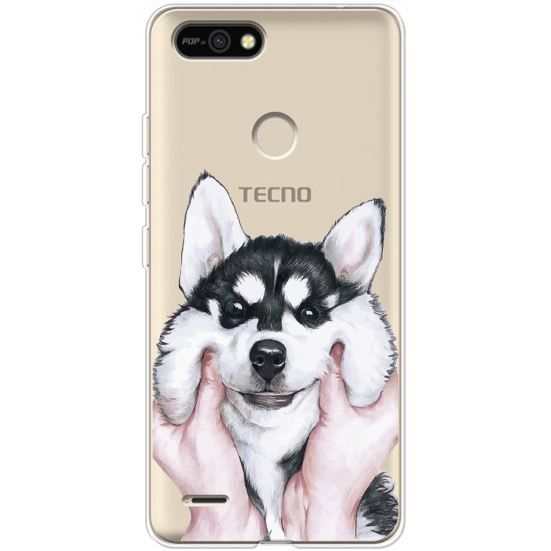 Прозрачный чехол BoxFace Tecno POP 2F Husky