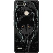 Черный чехол BoxFace Tecno POP 2F Wolf