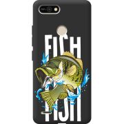 Черный чехол BoxFace Tecno POP 2F Fish