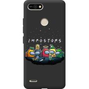 Черный чехол BoxFace Tecno POP 2F Among Us Impostors