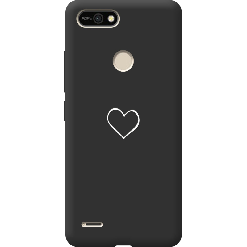 Черный чехол BoxFace Tecno POP 2F My Heart