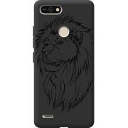 Черный чехол BoxFace Tecno POP 2F Lion