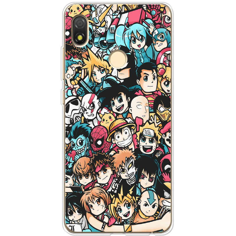 Чехол BoxFace Tecno POP 3 Anime Stickers