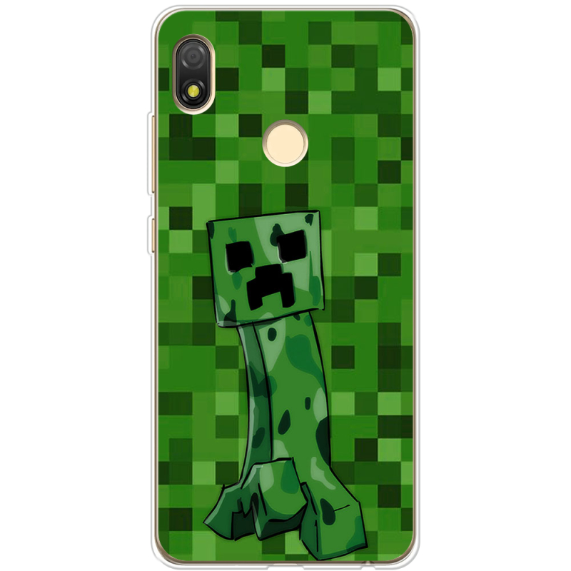 Чехол BoxFace Tecno POP 3 Minecraft Creeper