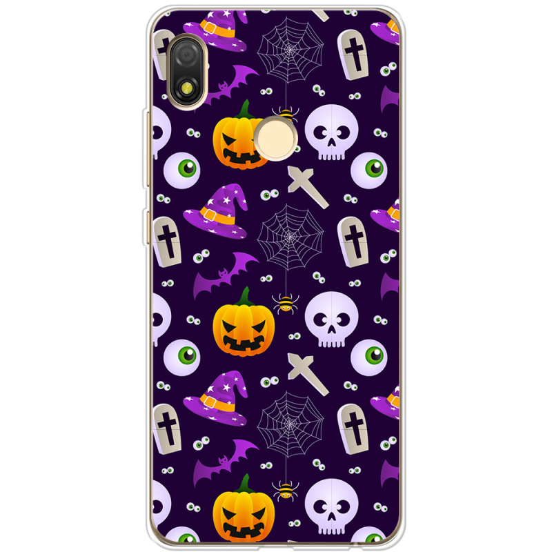 Чехол BoxFace Tecno POP 3 Halloween Purple Mood