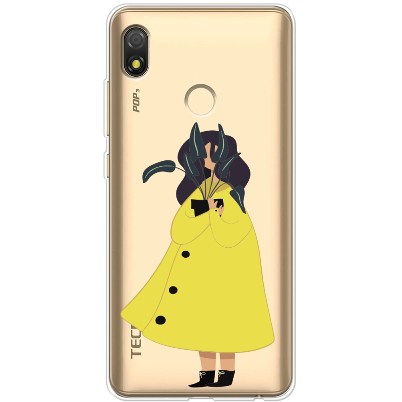 Прозрачный чехол BoxFace Tecno POP 3 Just a Girl
