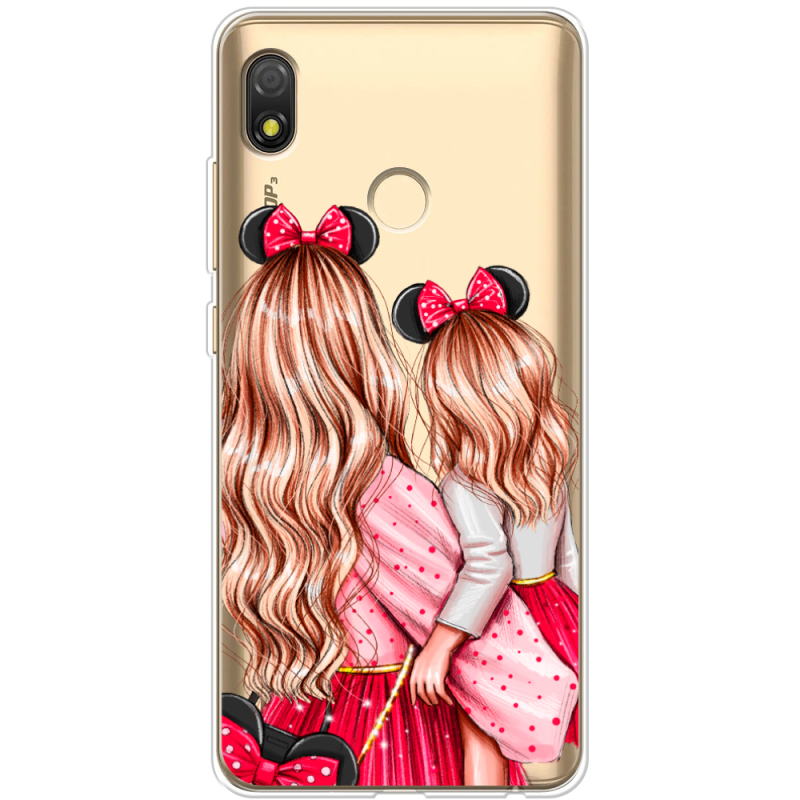 Прозрачный чехол BoxFace Tecno POP 3 Mouse Girls