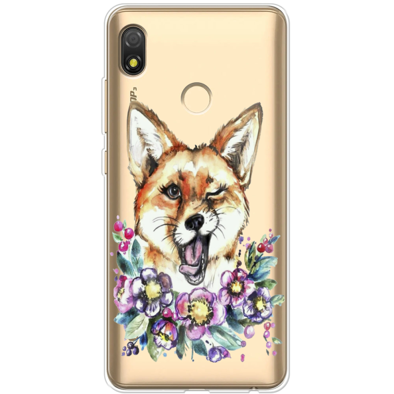 Прозрачный чехол BoxFace Tecno POP 3 Winking Fox