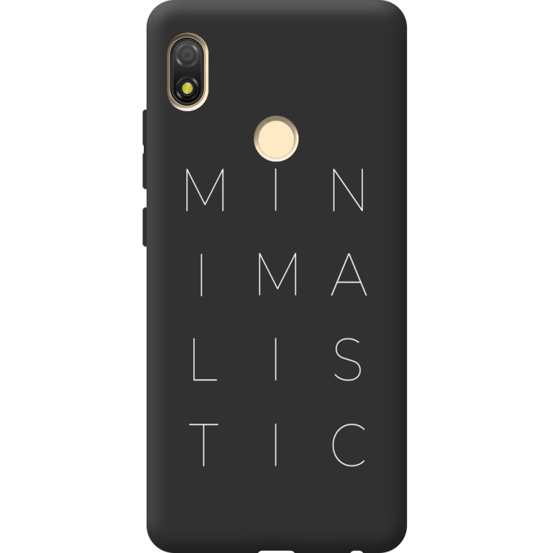 Черный чехол BoxFace Tecno POP 3 Minimalistic