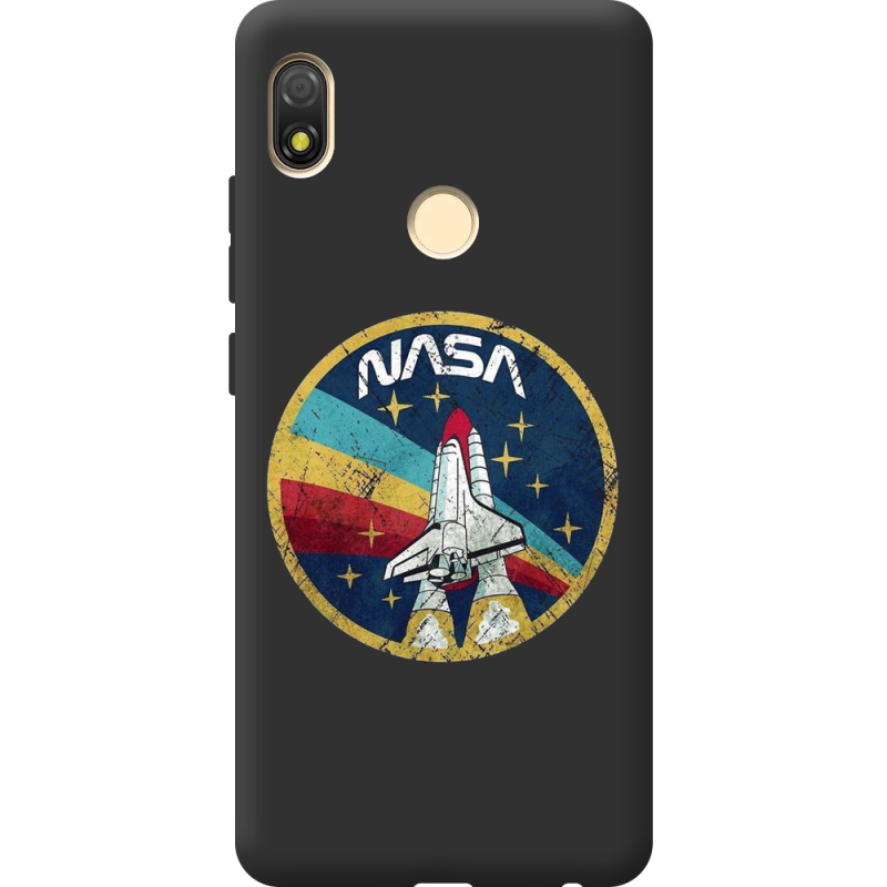 Черный чехол BoxFace Tecno POP 3 NASA