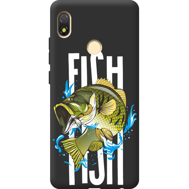 Черный чехол BoxFace Tecno POP 3 Fish