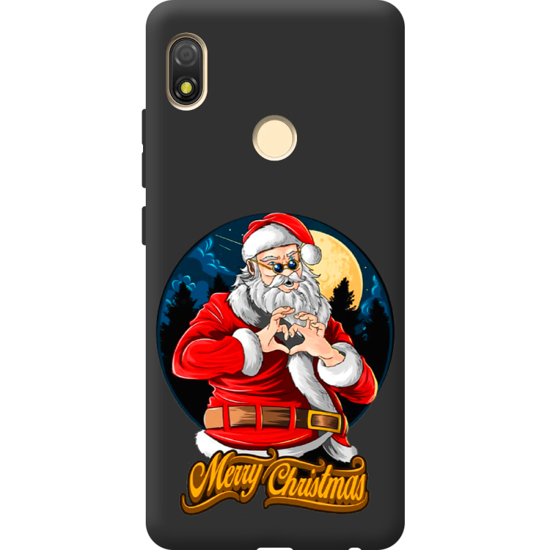 Черный чехол BoxFace Tecno POP 3 Cool Santa