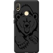 Черный чехол BoxFace Tecno POP 3 Grizzly Bear