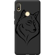 Черный чехол BoxFace Tecno POP 3 Wolf