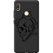 Черный чехол BoxFace Tecno POP 3 Skull and Roses