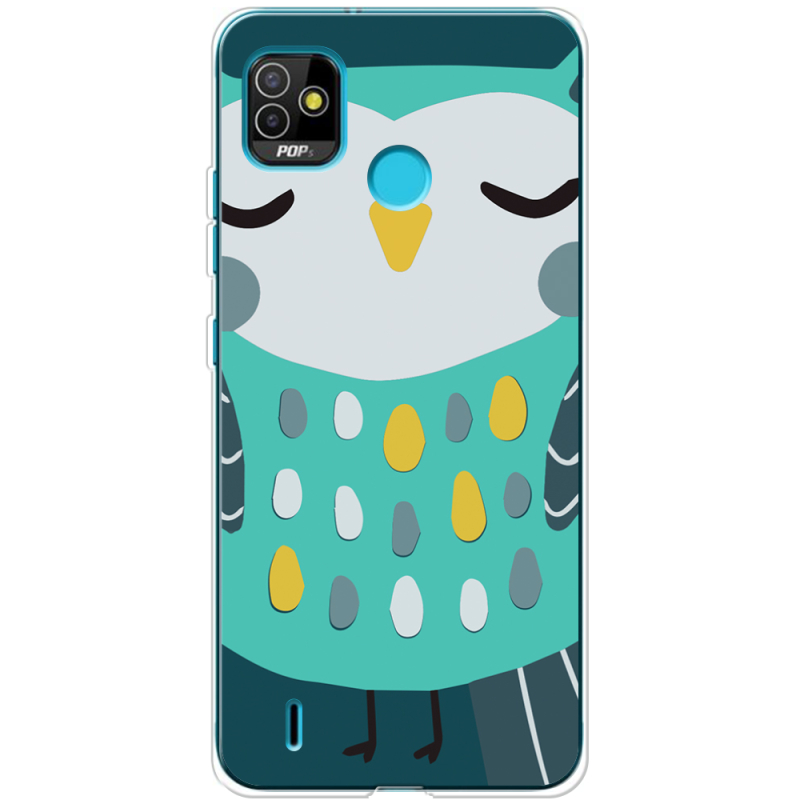 Чехол BoxFace Tecno POP 5 Green Owl