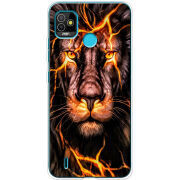 Чехол BoxFace Tecno POP 5 Fire Lion