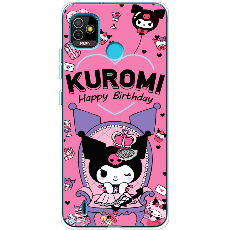 Чехол BoxFace Tecno POP 5 День народження Kuromi