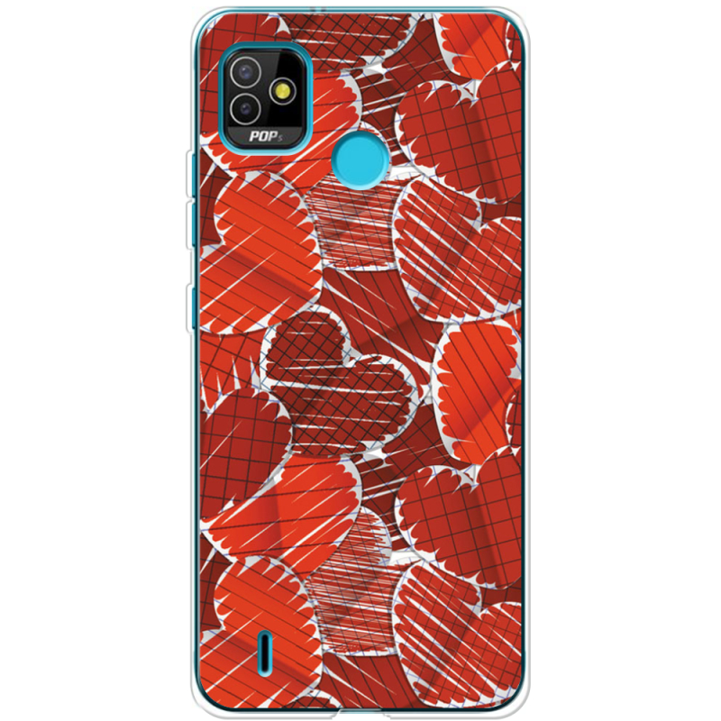 Чехол BoxFace Tecno POP 5 Heart Strings