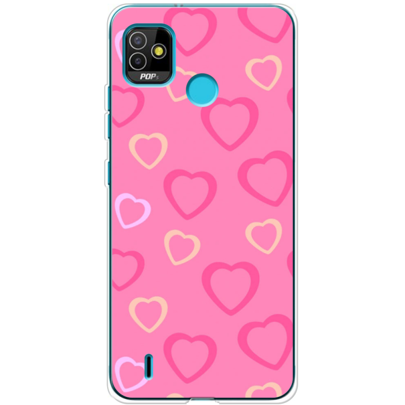 Чехол BoxFace Tecno POP 5 Sugar Hearts