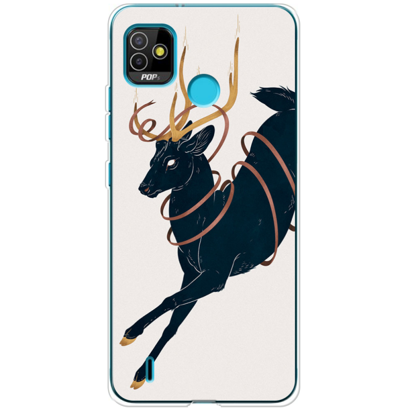 Чехол BoxFace Tecno POP 5 Black Deer
