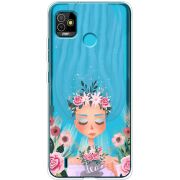 Прозрачный чехол BoxFace Tecno POP 5 Blue Hair