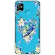 Прозрачный чехол BoxFace Tecno POP 5 Spring Bird