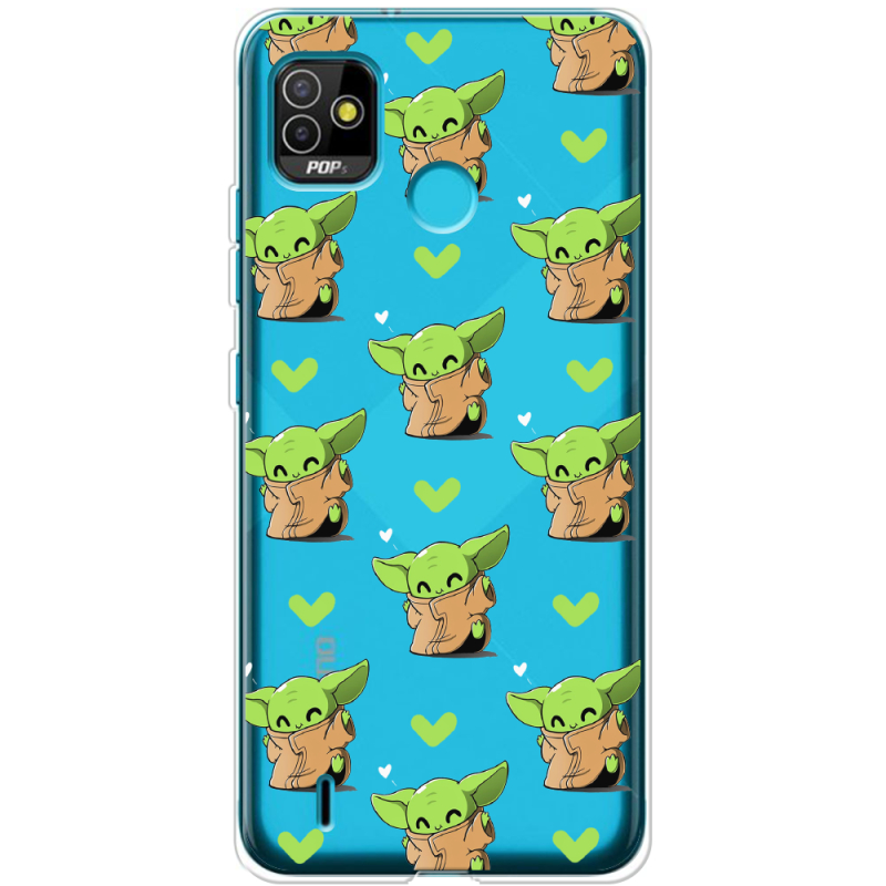 Прозрачный чехол BoxFace Tecno POP 5 Pattern Baby Yoda