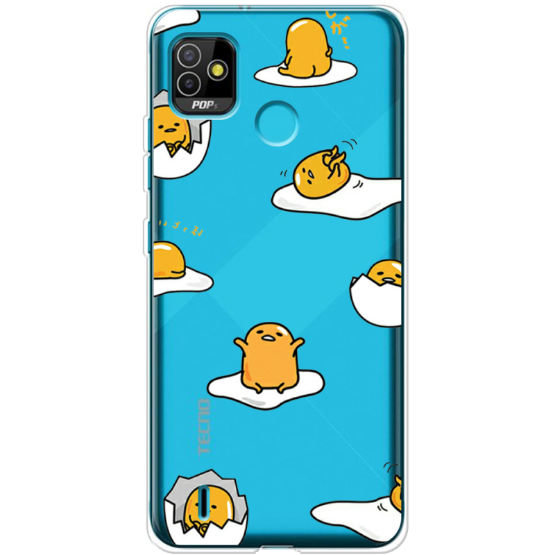 Прозрачный чехол BoxFace Tecno POP 5 Gudetama