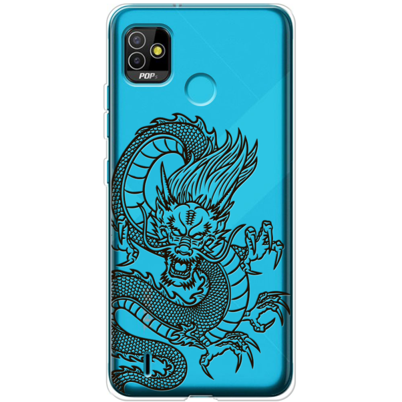 Прозрачный чехол BoxFace Tecno POP 5 Chinese Dragon