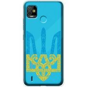 Прозрачный чехол BoxFace Tecno POP 5 Gold Trident