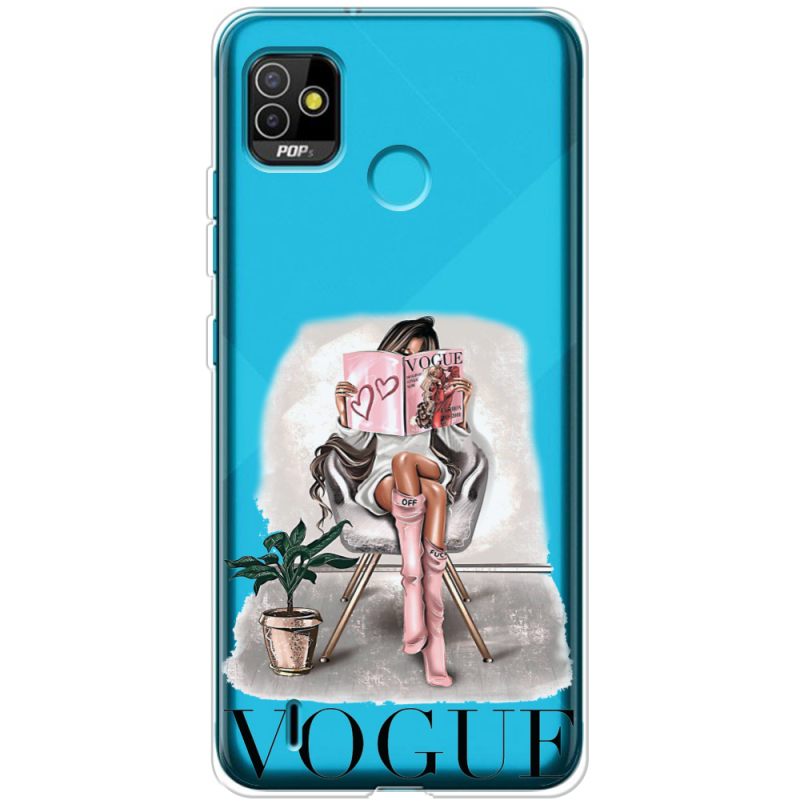 Прозрачный чехол BoxFace Tecno POP 5 VOGUE