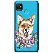 Прозрачный чехол BoxFace Tecno POP 5 Winking Fox