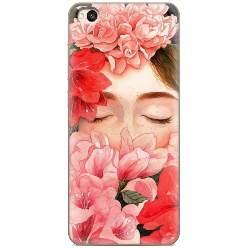 Чехол Uprint Xiaomi Redmi 4A Girl in Flowers