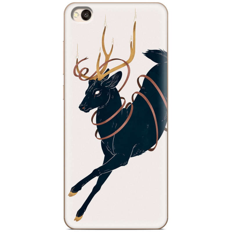 Чехол Uprint Xiaomi Redmi 4A Black Deer