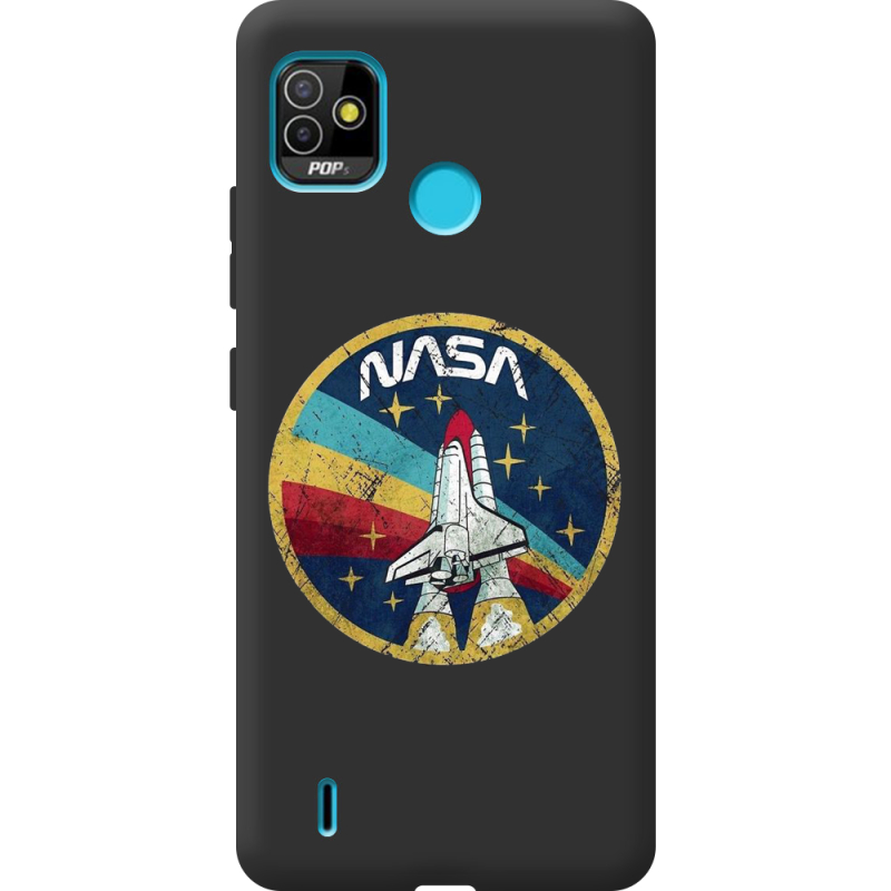 Черный чехол BoxFace Tecno POP 5 NASA