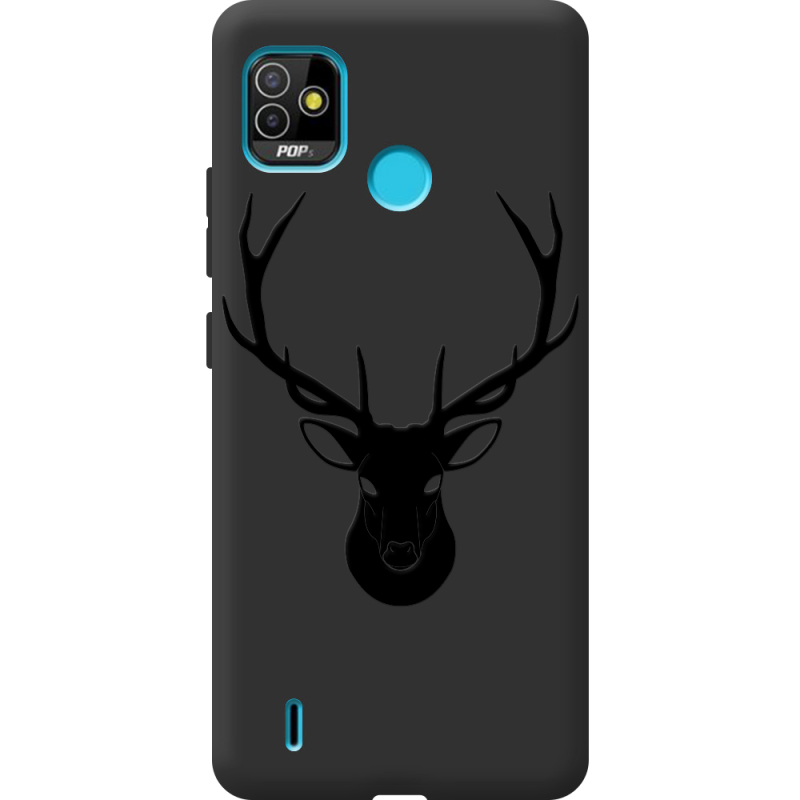 Черный чехол BoxFace Tecno POP 5 Deer