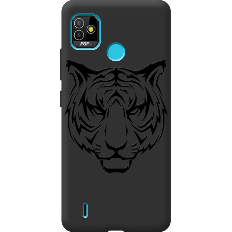 Черный чехол BoxFace Tecno POP 5 Tiger