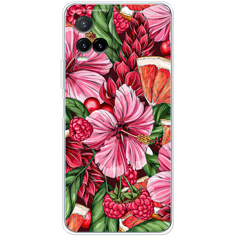 Чехол BoxFace Vivo Y33S Tropical Flowers