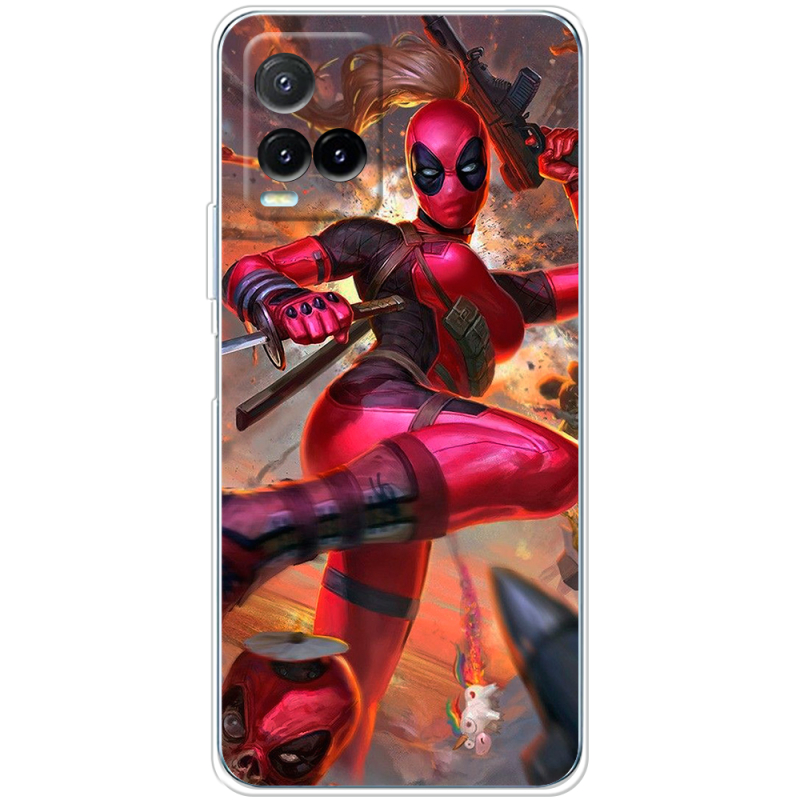 Чехол BoxFace Vivo Y33S Woman Deadpool