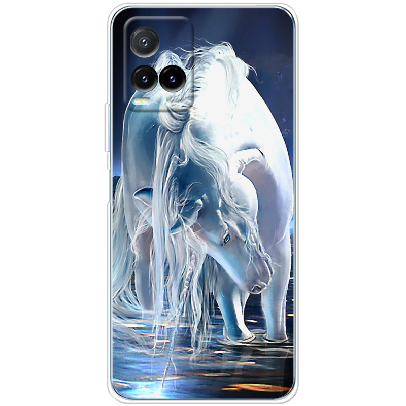 Чехол BoxFace Vivo Y33S White Horse