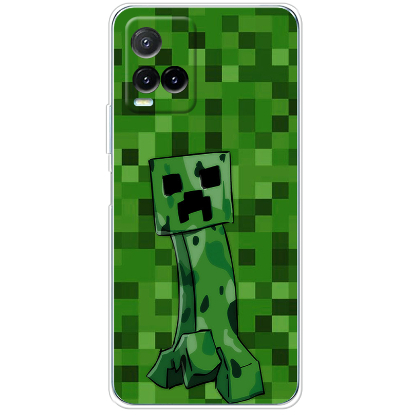 Чехол BoxFace Vivo Y33S Minecraft Creeper