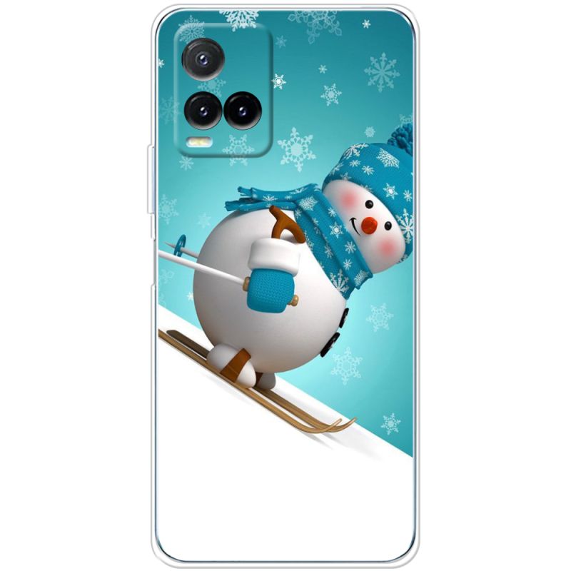 Чехол BoxFace Vivo Y33S Skier Snowman