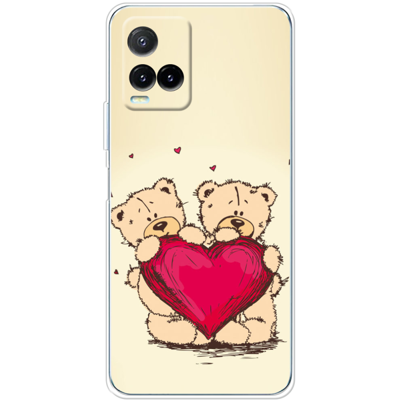 Чехол BoxFace Vivo Y33S Teddy Bear Love