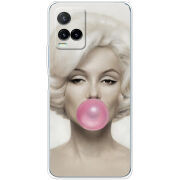 Чехол BoxFace Vivo Y33S Marilyn Monroe Bubble Gum