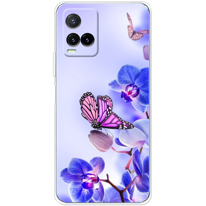 Чехол BoxFace Vivo Y33S Orchids and Butterflies