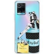 Прозрачный чехол BoxFace Vivo Y33S City Girl